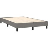  Box spring postelja z vzmetnico LED temno siva 120x200 cm blago, (20725980) | Shoptok.si