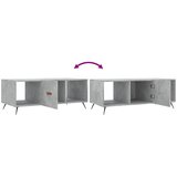  Stolić za kavu boja betona 102 x 50 x 40 cm konstruirano drvo | shoptok.hr