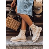 DStreet Botki damskie MOONSTONE beżowe | shoptok.hr