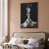 Slika - Smoke Cloud (1 Part) Vertical 60x90 U crnom drvenom okviru | shoptok.hr
