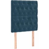  Krevet box spring s madracem LED tamnoplavi 90x200 cm baršun | shoptok.hr