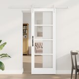 vidaXL drsna vrata z opremo 'ORKDAL'Bela trda les in steklo, notranja vrata z steklom 'ORKDAL'Bela 73.5x198.5x4 cm Cene