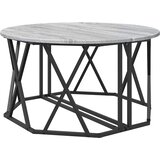  Kava Stol Siva Sonoma 80 x 80 x 42 cm Inženjerska drva i čelik | shoptok.hr