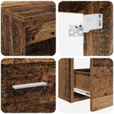  Set ormarića za kupaonicu 3 kom. Staro drvo 53 x 34,5 x 63 cm | shoptok.hr