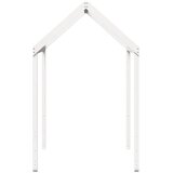 Krov za dječji krevet bijeli 217x95,5x159 cm masivna borovina | shoptok.hr