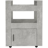  Kuhinjska kolica siva boja betona 60x45x80 cm konstruirano drvo | shoptok.hr