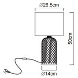 Globo 21735BG - Stona lampa SOFIE 1xE27/60W/230V zelena | Eponuda.com