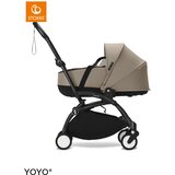 Stokke Ogrodje vozička black frame z new born shell Yoyo® taupe | Shoptok.si