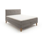 Meise Möbel Svetlo siva boxspring postelja 160x200 cm Stockholm – Cene