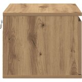  Noćni ormarić s LED-om zidna montaža umjetni hrast 50x36x30 cm | shoptok.hr