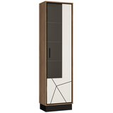 Mömax Vitrina Brolo, Bela, Barva Hrasta | Shoptok.si