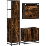  3-dijelni set kupaonskog namještaja boja hrasta drveni | shoptok.hr