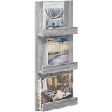  Polica za časopise s policom Siva Sonoma 43 x 11 x 102 cm | Eponuda.ba