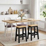  Visoka barska stolica EKAI 2 pcs Crna 40 x 29 x 63 cm | shoptok.hr