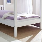 MID.YOU Postelja Z Baldahinom Laluna, Bela, Masivno | Shoptok.si