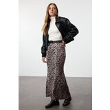 Trendyol Brown*001 Body-Sit Fish Shape Flexible Skirt