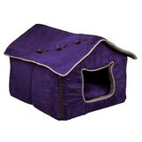 Trixie kućica ležaljka za mačke hilla 40 cm ljubičasta Cene