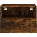 vidaXL Zidni TV ormarić boja dimljenog hrasta 40 x 30 x 30 cm drveni | shoptok.hr