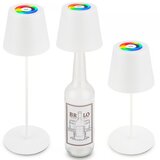 BRILONER 7510016 - LED RGBW prigušiva stona lampa CALIDA 2,5W/5V IP44 1200 mAh bela | Eponuda.com