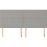  Uzglavlje svijetlosivo 180x5x118/128 cm tkanina | Eponuda.com