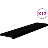 vidaXL Gazišta stepenice 12 kom tamnosmeđi 110x25x2 cm masivna hrast | shoptok.hr