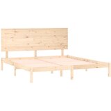  Okvir za krevet od masivnog drva 150 x 200 cm veliki bračni | shoptok.hr
