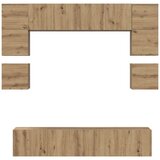  Set TV komoda 8 kom. Umjetnički hrast Konstruirano drvo | shoptok.hr