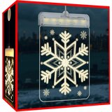  Gravirano 3D pleksi steklo led toplo bela 17cm snežinka Cene