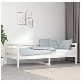  Dnevni ležaj bijeli od masivne borovine 90 x 200 cm | shoptok.hr