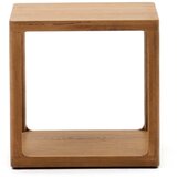 Kave Home Stranska mizica v hrastovem dekorju 50x50 cm Maymai – | Shoptok.si