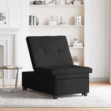  Krevet-sofa na razvlačenje Crna 194 x 50 x 82 cm tkanina | Eponuda.com