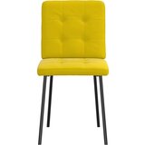 vidaXL Jedilni stoli 2 kosa rumen žamet | Shoptok.si