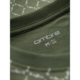 Ombre Men's full print knit shirt - olive | Shoptok.si