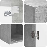  Set ormara 2 pcs Betonska siva 33 x 34,5 x 90 cm | Eponuda.com