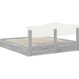  Krevet s od storage Siva Sonoma 180 x 200 cm Konstruirano drvo | shoptok.hr