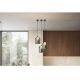  Visilica na sajli KLEA 1xG9/15W/230V zadimljeno crna | Eponuda.com