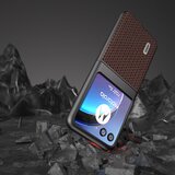 INORCO ABEEL Za Motorola Razr 40 Ultra 5G ovitek za telefon proti praskam iz govejega usnja + trden ovitek za telefon za osebni računalnik, (22035744) | Shoptok.si