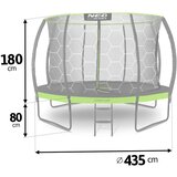 Neo-Sport profilirani vrtni trampolin 435 cm (14 ft) s unutarnjom mrežom | shoptok.hr