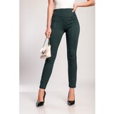 Fenzy Elegantne Hlače, Temno Zelene | Shoptok.si