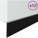 vidaXL Samolepljiva tesnila za vrata 12 pcs srebrna 100 cm | Shoptok.si