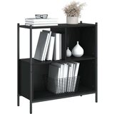  Regal za knjige crni 72 x 28 x 77 5 cm od konstruiranog drva | shoptok.hr