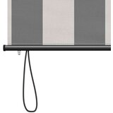 Rolo Antracitna in bela 140 x 250 cm Tkanina in aluminij, (5000247171) | Shoptok.si
