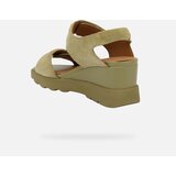 Geox Khaki Women's Wedge Shoes Spherica EC6 - Ladies | Shoptok.si