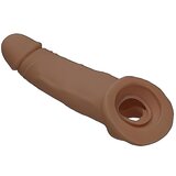 REALROCK Penis Sleeve 9 - ovoj za penis (21,5 cm) - temno naraven | Shoptok.si