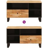 TV ormar s ladicama Smeđa 80 x 33 5 x 46 cm Čvrsto drvo manga | shoptok.hr