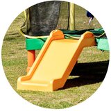  Trampolin Playground 200 cm Green s toboganom, ljestvama i ljuljačkom | shoptok.hr