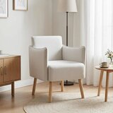  Naglasna stolica Bijela Tkanina - Bijela | shoptok.hr
