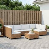 7 kom. Ratan Lounge Set s Jastucima GENDT Prirodni ratan | shoptok.hr