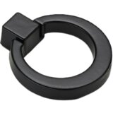 INF Okrogli gumbi za omarice Mat črna kuhinjska kopalniška omarica Black L004, (21535787) Cene