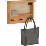  Zidna vješalica za kapute SANDNES 45x12x35 cm Masivno drvo bor | shoptok.hr
